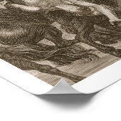 Phaeton Struck Down by Jupiter's Thunderbolt, 1731 Poster (Ecke)