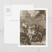 Phaeton Struck Down by Jupiter's Thunderbolt, 1731 Postkarte (Vorne/Hinten)