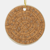 Phaistos Disc Keramik Ornament (Vorne)