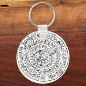 Phaistos-Diskette Schlüsselanhänger (Vorderseite)