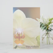 Phalaenopse Orchid Briefpapier (Stehend Vorderseite)