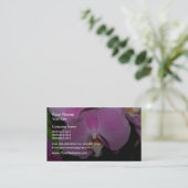 Phalaenopsis-Blumen Visitenkarte (Stehend Vorderseite)
