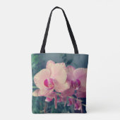 Phalaenopsis polka dot pink Blume floral Tasche (Rückseite)
