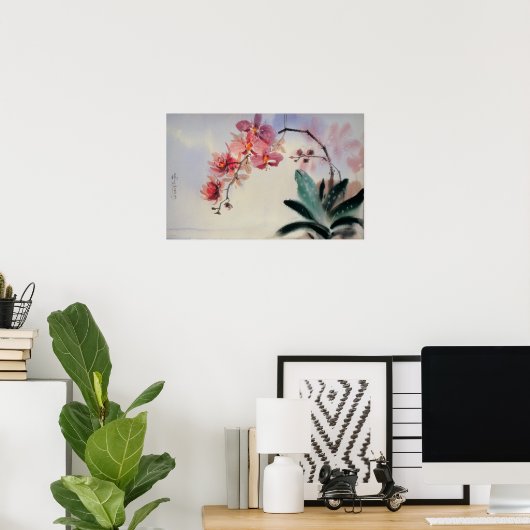 Phalaenopsis Poster (Heimbüro)