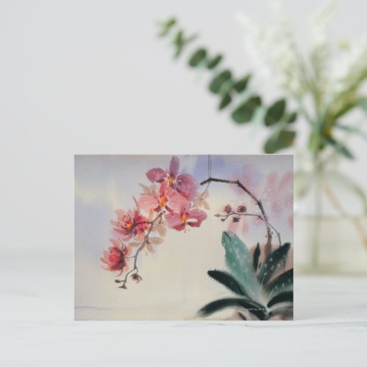 Phalaenopsis Postkarte (Stehend Vorderseite)