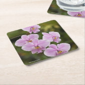 Phalaenopsis Schilleriana Rechteckiger Pappuntersetzer (angewinkelt)