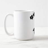 Phalaenopsis Silhouette Kaffee Tasse (Links)