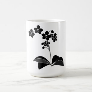 Phalaenopsis Silhouette Kaffee Tasse