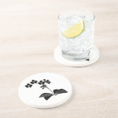 Phalaenopsis Silhouette Untersetzer (Seite)