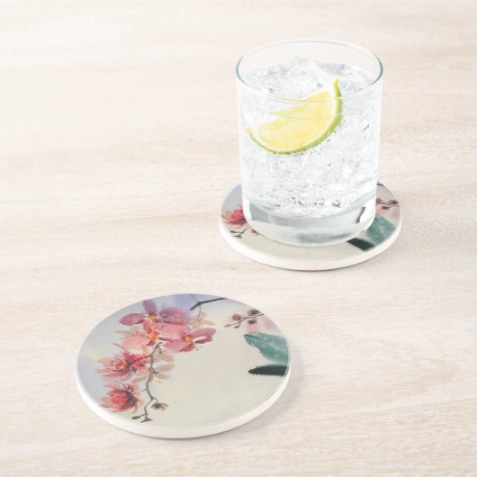 Phalaenopsis-Untersetzer Getränkeuntersetzer (Seite)