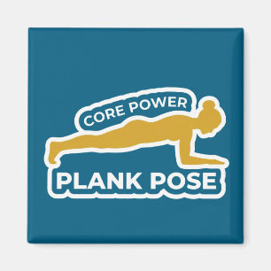 Phalakasana Brett-Pose • Core Power Yoga Magnet