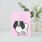 Phalene/Japanerchin-Liebe Postkarte (Stehend Vorderseite)