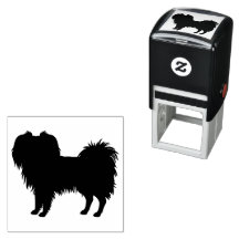 Phalène Toy Breed Hund Form Silhouette