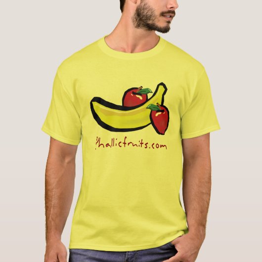 Phallische Früchte T-Shirt (Vorderseite)