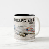 Phalsbourg Flughafen (Frankreich) Zweifarbige Tasse (VorderseiteRechts)