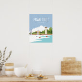 Phan Thiet vietnam | Reiseplakat Poster (Küche)