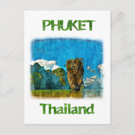 Phang Nga Bay, Phuket, Thailand, Postkarte