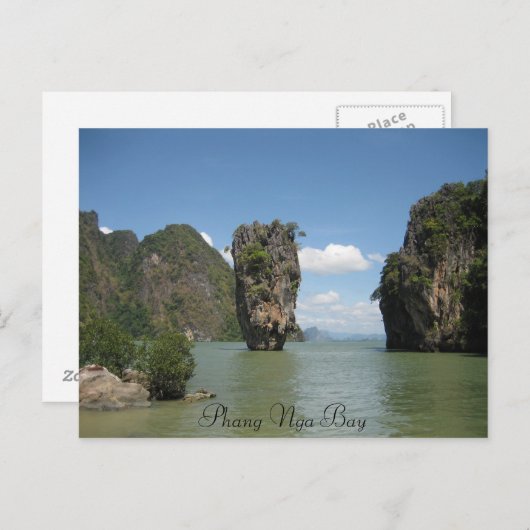 Phang Nga Bay Postkarte (Vorne/Hinten)