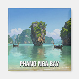 Phang Nga Bay Thailand Travel Magnet