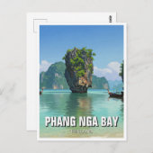 Phang Nga Bay Thailand Travel Postkarte (Vorne/Hinten)