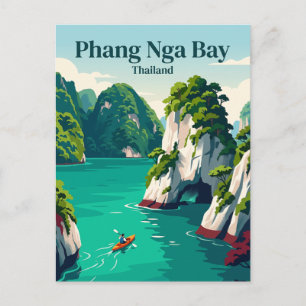 Phang Nga Bucht Thailand Postkarte