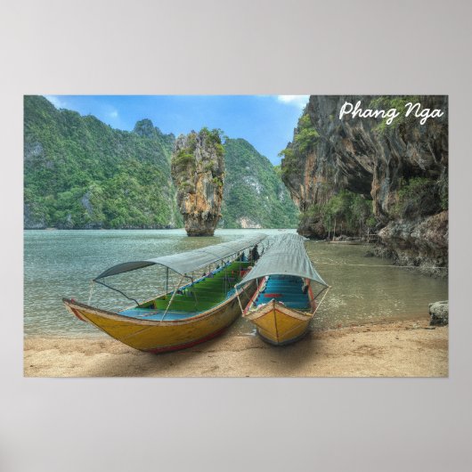 Phang Nga, Thailand Poster (Vorne)