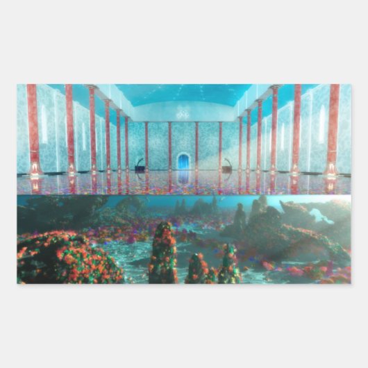 Phangeschmack: Die Märchenbadekleber Rechteckiger Aufkleber (Vorderseite)