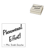 "Phänomenale Anstrengungen!" Lehrerin Rubber Brief Gummistempel (Stempel)