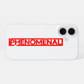 Phänomenale Briefmarke iPhone 16 Hülle (Rückseite (Horizontal))
