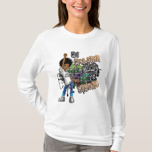Phänomenale Frau mein Melanin Spiel ist stark schw T-Shirt