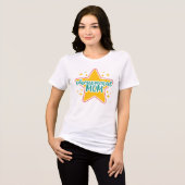 Phänomenale Mama - Ein Stern, der strahlt! Tri-Blend Shirt (Vorderseite voll)