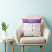 Phänomenales Gymnast Crazy über Gymnastik Kissen (Stuhl )