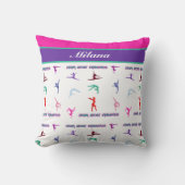 Phänomenales Gymnast Crazy über Gymnastik Kissen (Vorderseite)