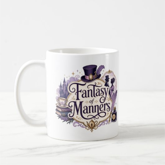 Phantasie der Manieren Kaffeetasse (Links)