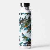 Phantasievolle fraktale Arktis-Tarnung Trinkflasche (Links)