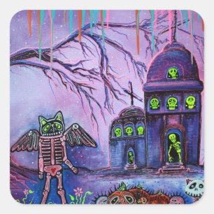 Phantasma Quadratischer Aufkleber