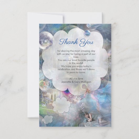 Phantasmagoria Fantasy Dankeskarte (Vorderseite)