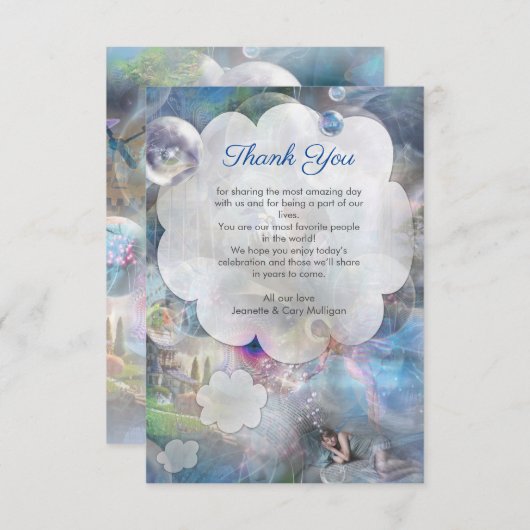 Phantasmagoria Fantasy Dankeskarte (Vorne/Hinten)