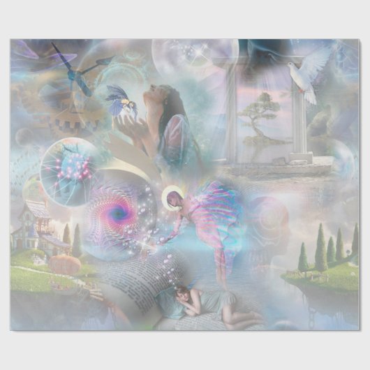 Phantasmagoria Fantasy Geschenkpapier (Flach)