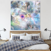Phantasmagoria Fantasy Leinwanddruck (Insitu (Schlafzimmer))