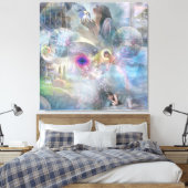 Phantasmagoria Fantasy Leinwanddruck (Insitu (Schlafzimmer))