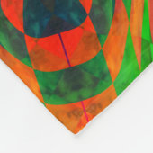 [Phantasmagoria] Verzerrte wirbelnde Farben  Fleecedecke (Ecke)