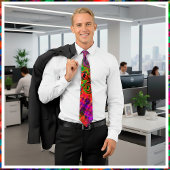 [Phantasmagoria] Verzerrte wirbelnde Farben Krawatte