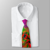 [Phantasmagoria] Verzerrte wirbelnde Farben Krawatte (Gebunden)