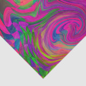 [Phantasmagoria] Verzerrte wirbelnde Farben Seidenpapier (Ausschnitt)