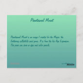 Phantasmal Mount Postkarte (Rückseite)