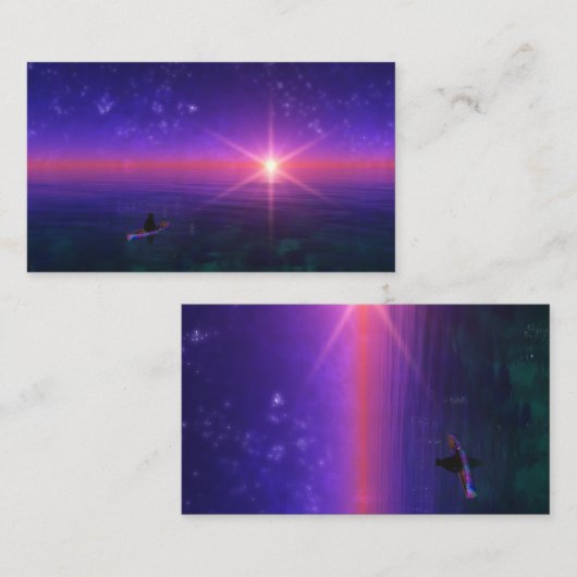 Phantastes: Am Meer Lesezeichen Visitenkarte (Vorne/Hinten)