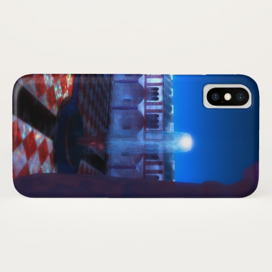 Phantastes: Courtyard of the Palace iPhone Case (Rückseite (Horizontal))
