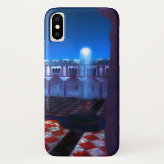 Phantastes: Courtyard of the Palace iPhone Case (Rückseite)