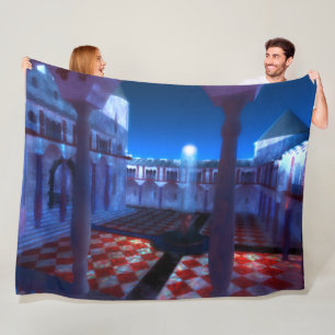 Phantastes: Hof des Palace Fleece Blanket
